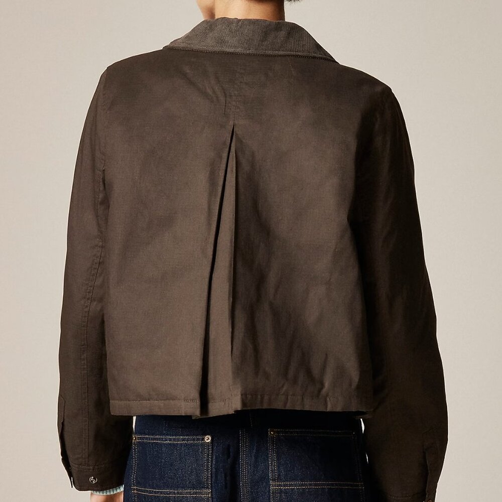 J. Crew Cropped Barn Jacket - Small - NWT - Picture 5 of 10